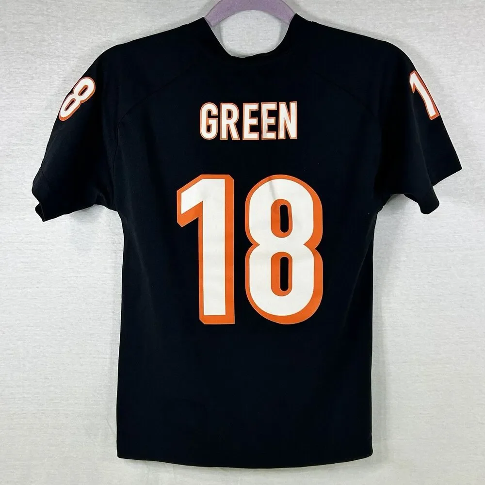 NFL Cincinnati Bengals A.J. Green #18 Youth Jersey Size Medium Team Apparel
